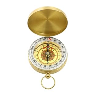 Camping Survival Compass Glow in The Dark Military Compass Survival Gearfor for Hiking, Camping,Backpacking, Outdoor Activities