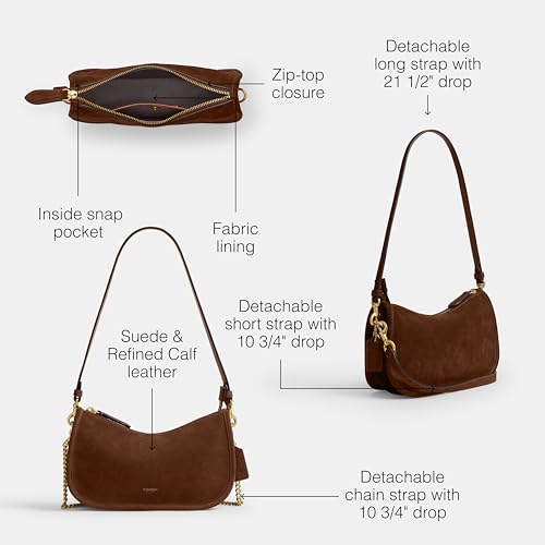 Image of Coach Women's Natural Grain Leather Waverly Bag