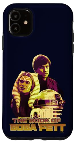 Coque iPhone 11 Star Wars Boba Fett et Jedi pour fans de la saga
