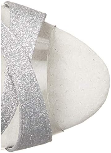 Ellie Shoes Women's Stiletto Sandal Heeled, Silver, 10 | Image 4