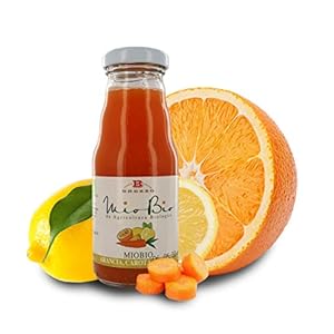 Succo di Frutta ACE, Arancia Carota E Limone, In Vetro, 12 Bottigliette Da 200 Ml, Tot. 2,4 Litri