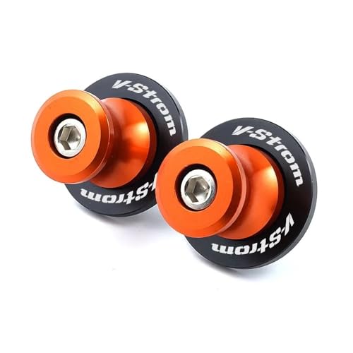 Kit d'essieu de 8 mm pour moto V-Strom 650 et DL curseurs de cadre noirs