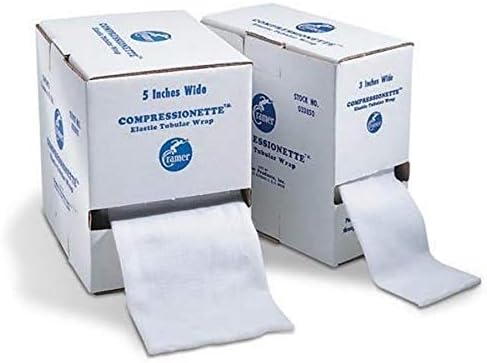 CramerCompressionette, Tubular Bandage, Provides Compression and Reduces Arm/Leg Swelling, Prevents Turf Burn for Football, Soccer, and Lacrosse, Athletic Training Room Supplies, 5" X 11 Yard, White