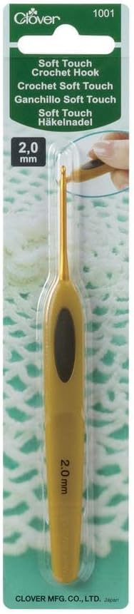 Clover Soft Touch Crochet Hook Yumuşak Saplı Yün Tığ