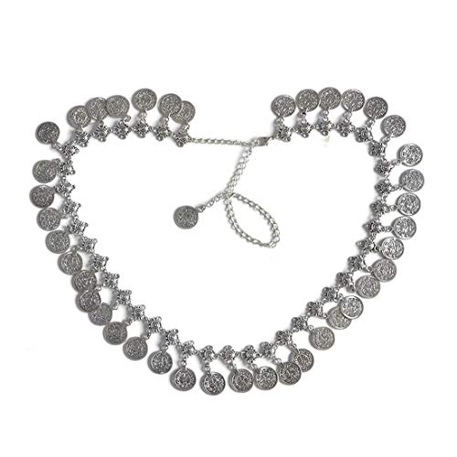 Geerier Women Boho Coin Belly Waist Body Chains