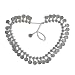Geerier Silver Coin Waist Belly Chain Jewelry Bohemian Gypsy Dancing Tassel Waist Chain Belt