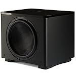 REL HT/1510 Predator 15-Inch Powered Subwoofer – Impactful Deep Bass for HiFi Home Theater, Audiophile Stereo Systems & Surround Sound. Premium High-End Subwoofer Design in Line Grained Black Finish