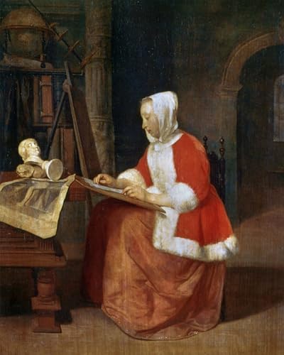 Tableaux sur toile Gabriel Metsu pour habiller un grand mur blanc vide