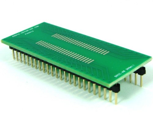 Adaptador SOIC-48 a DIP-48 de 1.27 mm placa de conversión SMT para prototipos electrónicos 2 uds