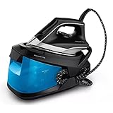 rowenta 8961 recensioni  Rowenta Turbosteam VR8320 Centro de planchado 6,5 bares, golpe vapor 350 g/m, suela MiscroSteam 400, sistema de bloqueo para transportar con una mano, sistema antical, modo Eco, depósito agua 1,7 L
