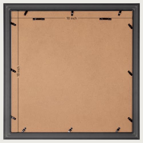Image of eletecpro 18x18 Picture Frames Set of 2 with Clear Acrylic Cover, Gold | Ornate Vintage Gold Photo Frames Display 8x8 Photo with Mat or 18x18 without Mat for Home Wall Decor