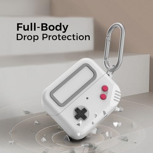 Image of TRONWIN Galaxy Buds Pro 3 Case - 2024 Silicone Game Design for Samsung Galaxy Buds 3 pro /Buds 3 Pro /Buds FE Case Cover for Men /Women Gamer (Grey)