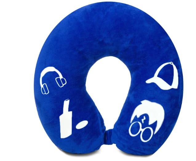 Image of Velvet Soft Special Cool Design Edition U Shape Neck Pillow for Men & Boy