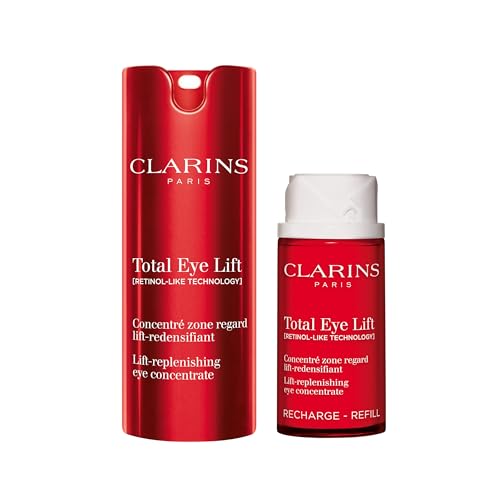 Clarins NEW Total Eye Lift | Anti Aging Eye Cream | Targets Wrinkles, Crow's Feet, Dark Circles and Puffiness For a Visible Eye Lift in 30 Seconds | REFILLABLE