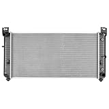 SPELAB Engine Coolant Radiator CU2423 - Compatible with Chevy Silverado, Suburban, Tahoe, Compatible with GMC Sierra, Yukon, Escalade - Automatic Transmission - TOC - No EOC - Replace# 15193108, 2423