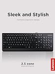 Lenovo 300 Clavier USB Filaire, Noir