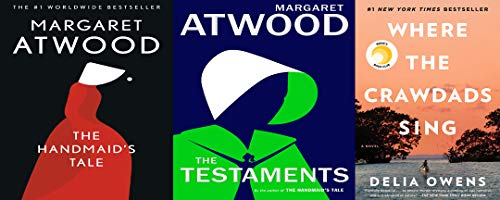 ["The Handmaid's Tale Paperback + The Testaments: The Sequel to The Handmaid's Tale Hardcover + Where The Crawdads Sing Hardcover"] Set of 3 Books