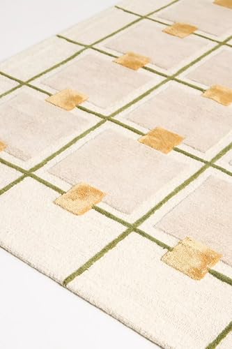 Tapete decorativo RUG BARN 6x9 ft taupe rectangular miniatura 3