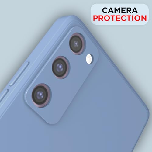 Image of Outlouders Back Cover for Samsung Galaxy S20 FE 5G | Camera Protection | Durable Soft Matte Silicone Bumper Case (Aqua Blue)