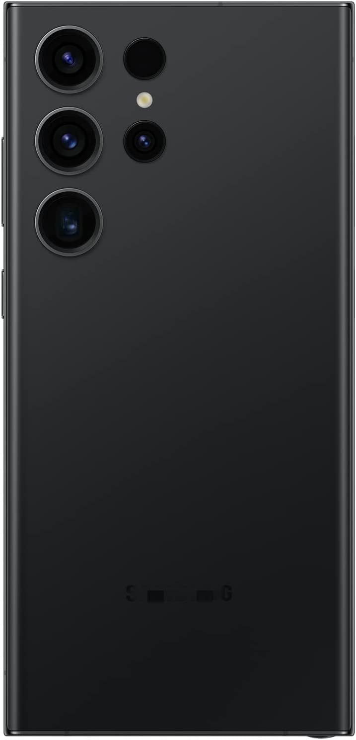 Galaxy S23 Ultra Back Glass Cover Housing Door Replacement for Samsung Galaxy S23 Ultra 5G Back Glass Cover with Pre-Install Tapes (Not Suitable for S23 / S23+ Plus) (Phantom Black)