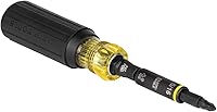 Klein Tools 32500HD KNECT 11-in-1 Impact Rated Multi-Bit Screwdriver & Nut Driver - Phillips, Slotted, Square, Torx Tips