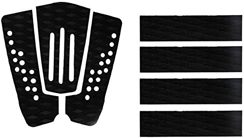 SGerste Almohadilla de tracción para surf y cubierta frontal, antideslizante, todos los tableros, tablas de surf, tablas de cortar longboard, skimboards y más 7 piezas