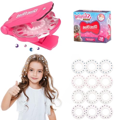 Yeefunjoy Hair Bedazzler Kit – 180 Pierres Précieuses Pour Cheveux, Auto-adhésives, Déco Mode Et Accessoires – Cadeau Fille Dès 3 Ans