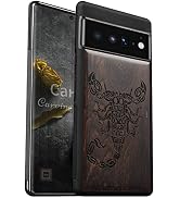 Custodia In Legno Noce Con Farfalla Intarsiata Per Google Pixel 6 - Carveit