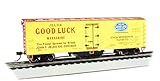 Bachmann Trains - Track Cleaning Reefer Car JELKE Good Luck Margarine #10812 - HO Scale