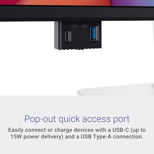 Image of Dell 27 Plus S2725DC QHD Display QHD USB-C 27 inch QHD (2560 x 1440) 144 Hz 1 ms, 2 3 W Speakers, USB-C /HDMI /DisplayPort 1.4, Height /Tilt /Rotary, AMD FreeSync - Ash White