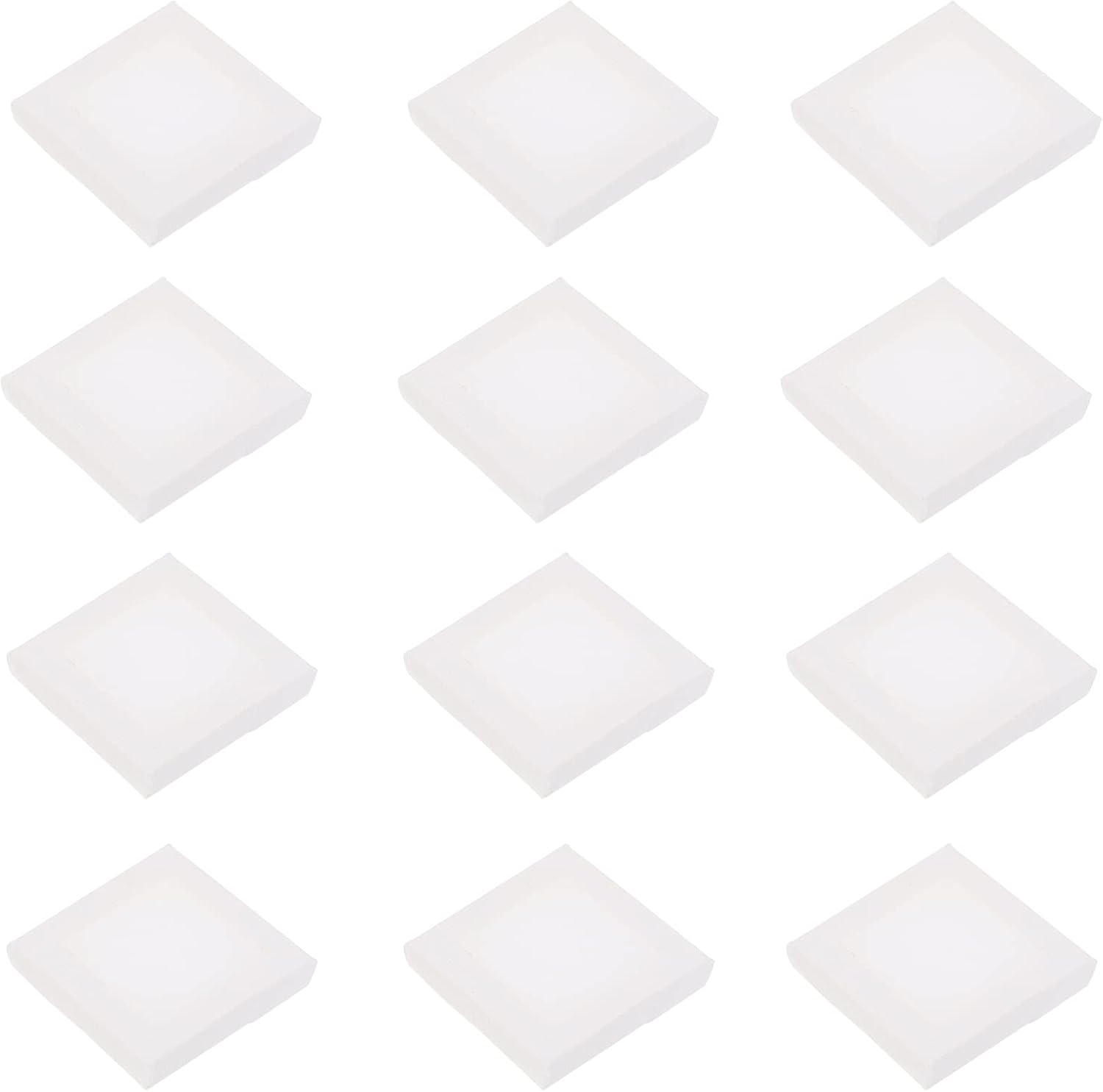 Wakauto 12pcs Mini Stretched Canvas Panels Small Cotton Canvas Boards