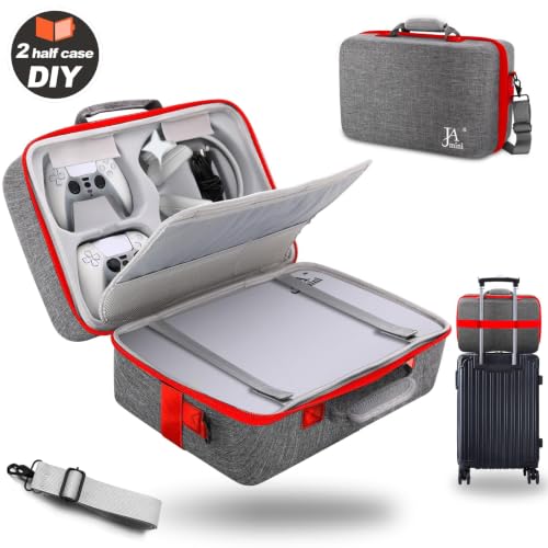 Image of jamini Hard Shell Travel Carrying Case Compatible with PS5, PS5 Pro