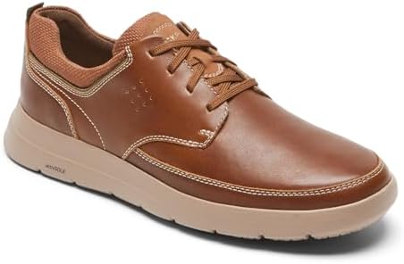 Rockport Men's Truflex Cayden Plain Toe , Catechu Wood Leather, 10 | Image 2