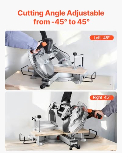 VEVOR 12-Inch Double Bevel with LED