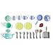 Kidoozie Classy Kitchen Playset - Interactive Pretend Play Kitchen Set with 22 Accessories for Kids 2+