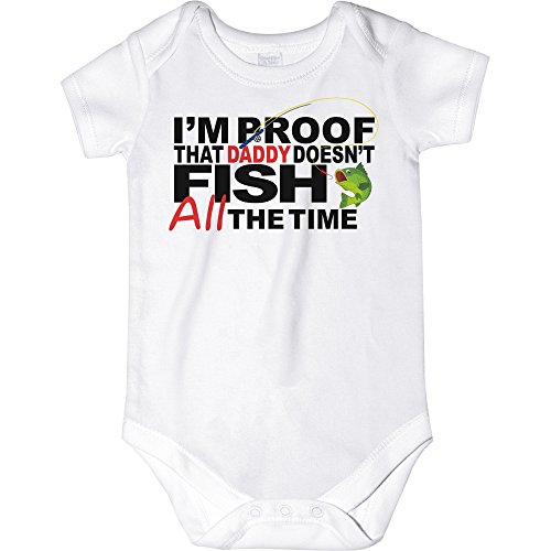 CarefreeTees I'm Proof That Daddy Doesn't Fish (Baby Bodysuit or Tee-Shirt)