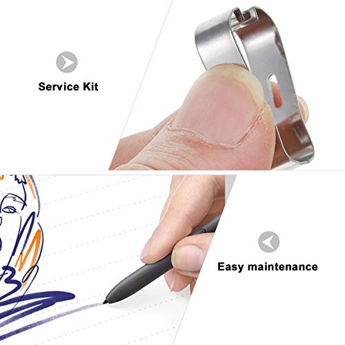 Pontas de caneta Stylus S da Baluuuue, 6 peças, pontas de reposição para caneta de toque e caneta de