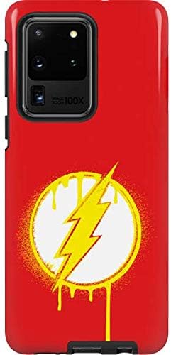 Skinit Pro Phone Case Compatible with Galaxy S20 Ultra 5G - Officially Licensed DC Comics The Flash Original Emblem Design