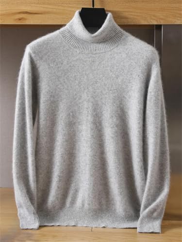 Men’S Fleece Wool Sweater Turn-Down Collar Pullover Business Casual Office Wear Long Sleeve Jumper2