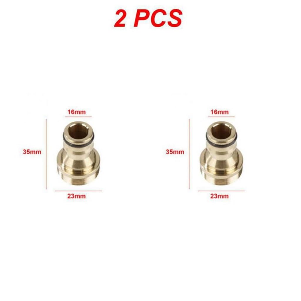 Conector de manguera 1-8 piezas de adaptadores de grifo universales for cocina, conector de grifo de latón, adaptador de manguera mezcladora, accesorio de lavabo, herramientas de riego de jardín (esti