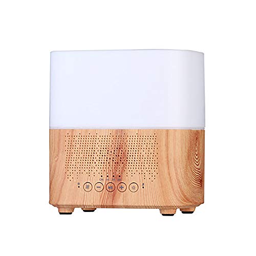 Takt-Takt-Ultraschall-Aromatherapie-Diffusoren, 300ml ätherisches Öle Diffusor mit Bluetooth-Lautsprecher, Luftbefeuchter mit 7 bunten LED-Leuchten, 3