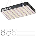 FOXGARDEN 2000W LED Full Spectrum 3×3ft Coverage Grow Light for Indoor Plants, 1196PCS LEDs, Dual Built-in Fans, Daisy Chain Function, Veg & Bloom Dual Mode