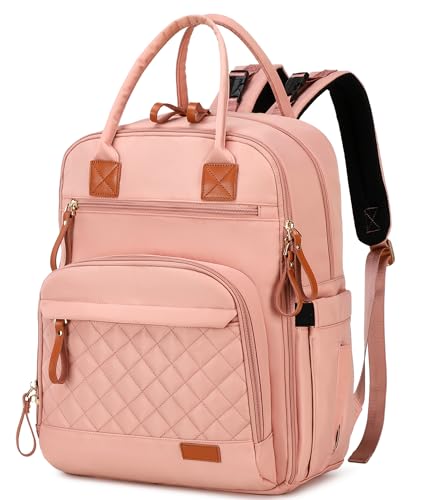 LORADI Wickeltasche Windelrucksack mit 18 Taschen
