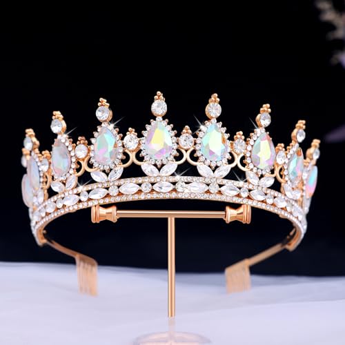 Tiaras de princesa con peine anticaída para bailes y bodas 2
