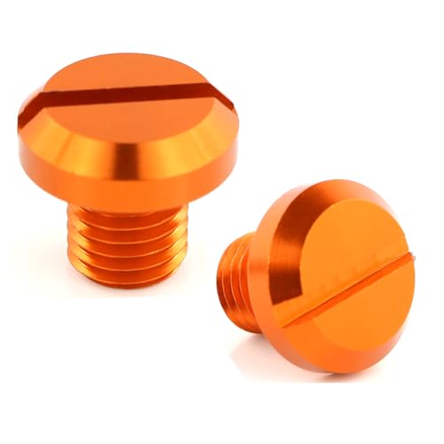 Xitomer Aftermarket Mirror Hole Plugs, Fit for 125/390 / 790 2013-2019, 1290 Super Adv, 1050/1090 / 1190 / Adv, Mirror Hole Caps (Orange)