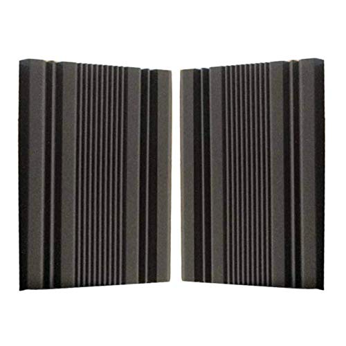 YGM Acoustic Foams® 2 Pcs BIG Corner Bass Trap Acoustic Foam Panels | 24×15×12 Inch | Low Frequency Sound Absorbing Bass Traps for Studio & Home Theatre (Charcoal Black)-picture-17