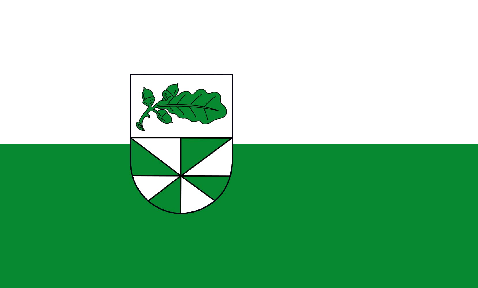 Drapeau paysage Sudwalde pour pavoiser votre jardin ou un mât extérieur