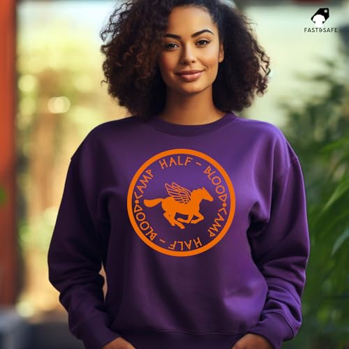 Custom Percy Jackson Sweatshirt Hoodie, Camp Half Blood, Heroes Of Olympus Sweatshirt, Camp Jupiter Sweatshirt, Book Lover Gift, Bookish Sweatshirt3