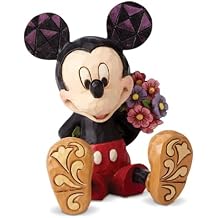 Disney Traditions by Jim Shore Mini Mickey Mouse Personality Pose Stone Resin Figurine, 2.75
