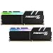 G.SKILL F4-3000C16D-16GTZR 16 GB (8 GB x 2) Trident Z R GB-Serie DDR4 3000 MHz PC4-24000 CL16 Zweikanal-Speichersatz - Schwarz mit voller Länge RGB LED-Lichtleiste